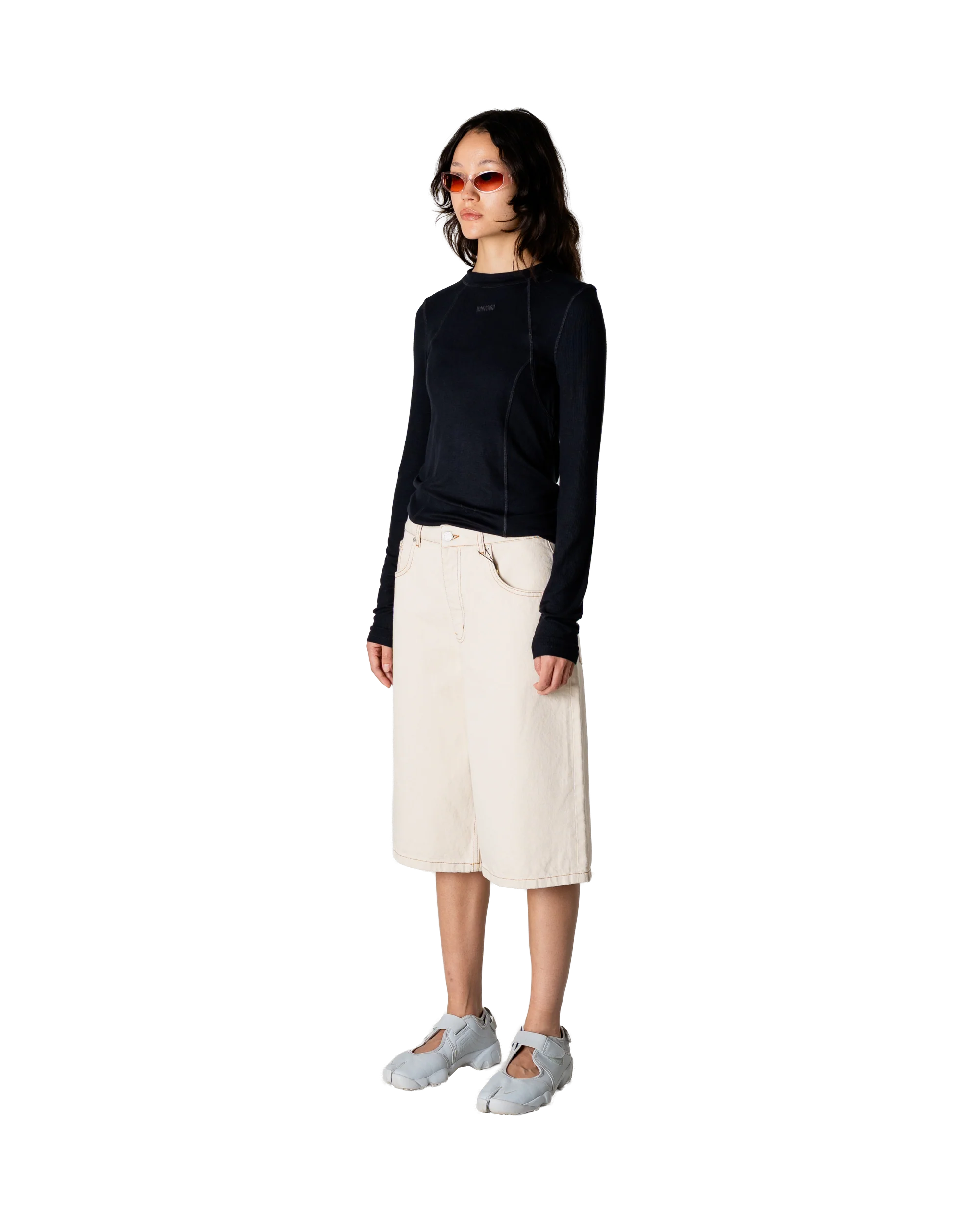 WBShan OW Denim Shorts - Image 3