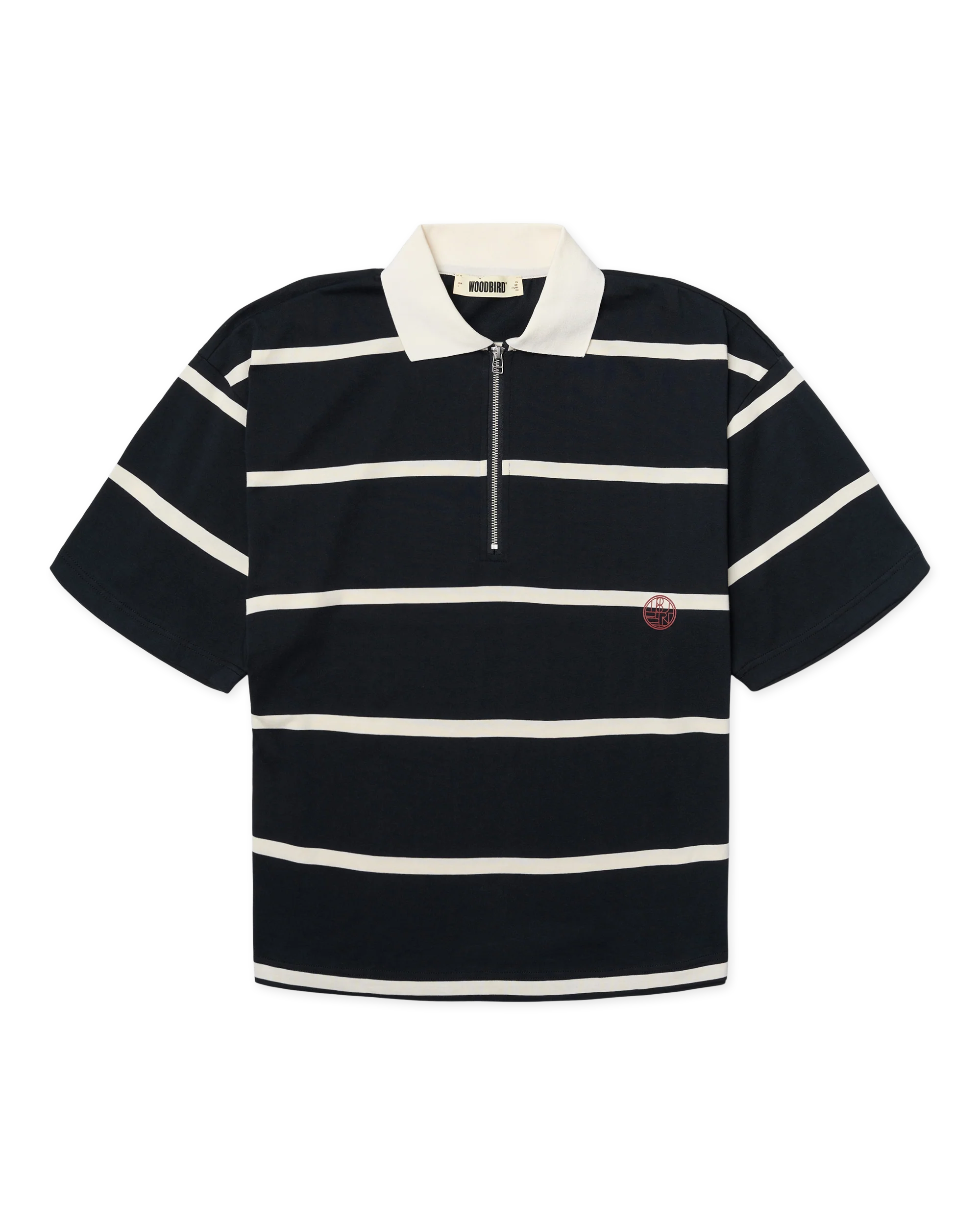 WBHiro S/S Stripe Zip Polo